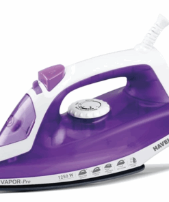 Havells Vapor Pro 1250 Watt Steam Iron With Powerfull Steam Spay | Horizontal/Vertical Steaming | Self Cleaning Function | 200Ml Tank Capacity | 2 Years Warranty - Purple - 1250 Watts, Abs